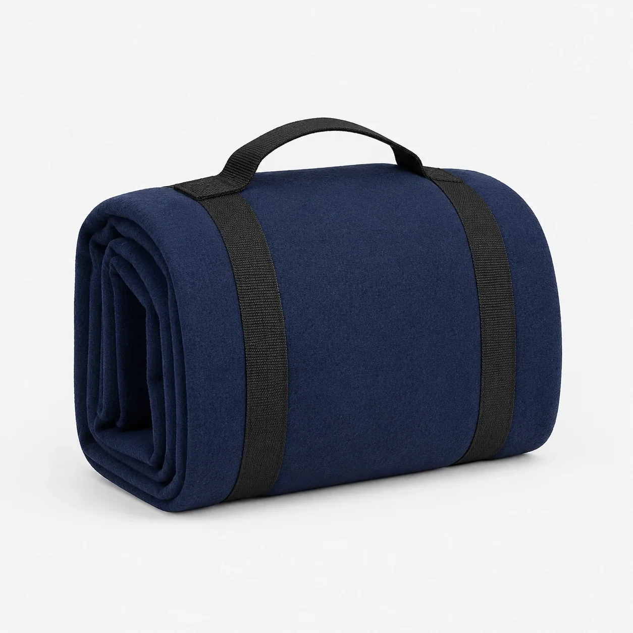 Foldable blue picnic blanket – view 1