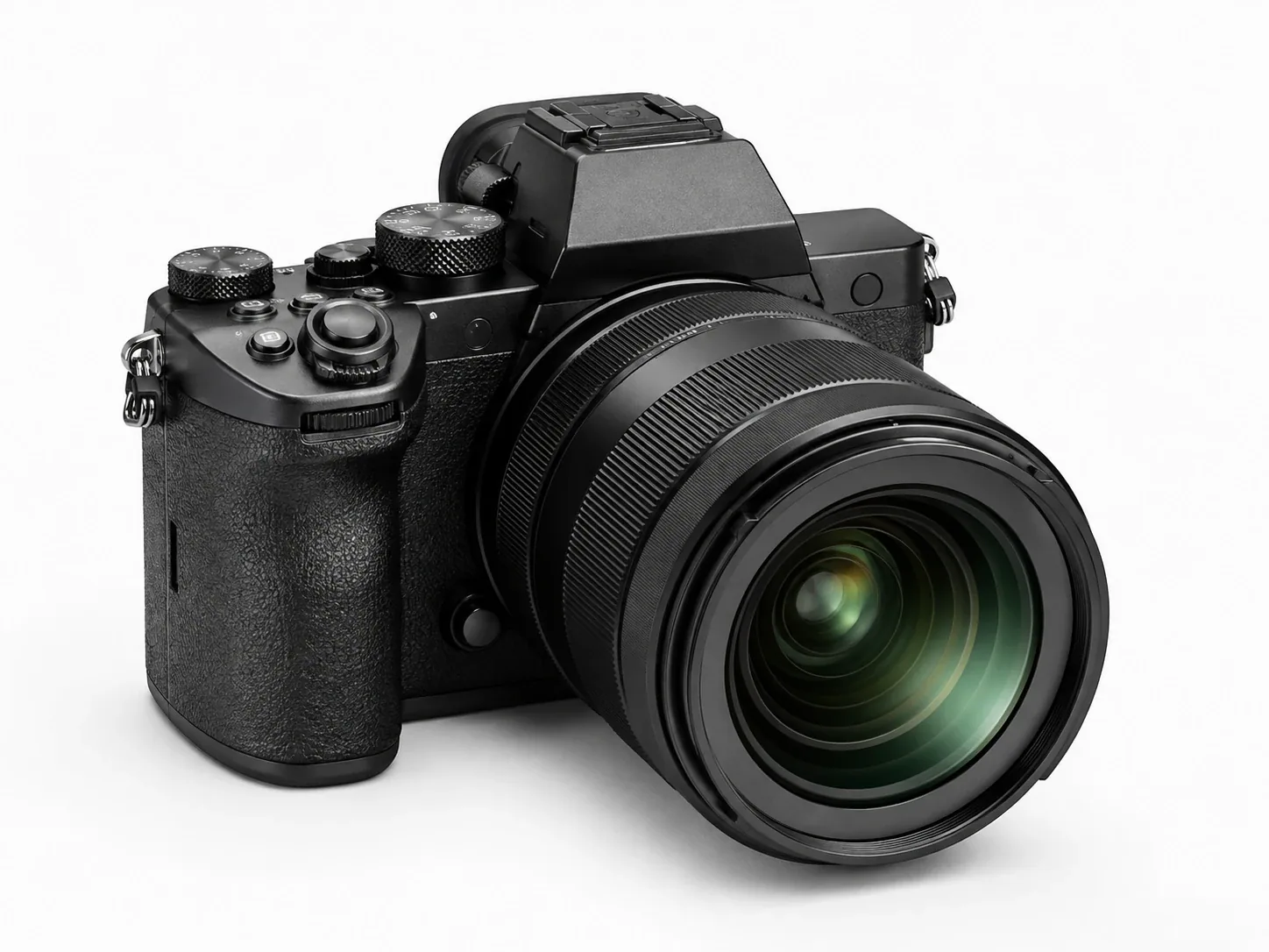 Premium mirrorless camera with zoom lens – view 1