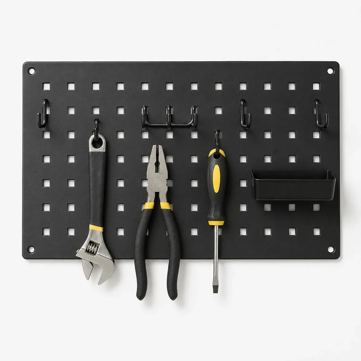 Wand-Werkzeugorganizer schwarz – Ansicht 1