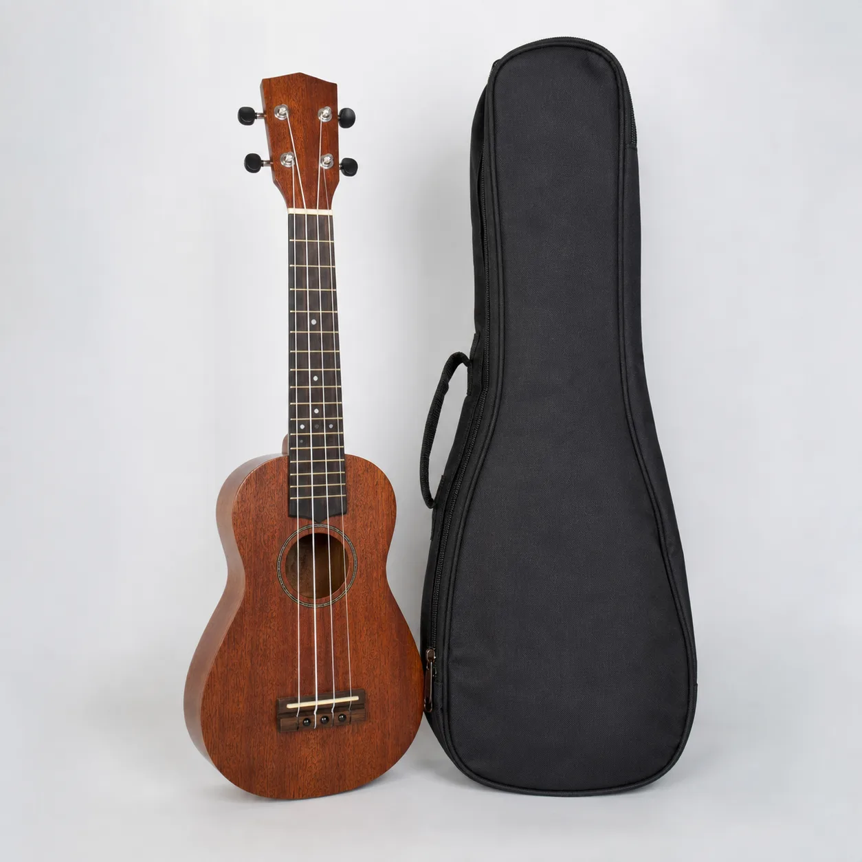 Sopran-Ukulele mit Tasche – Ansicht 1