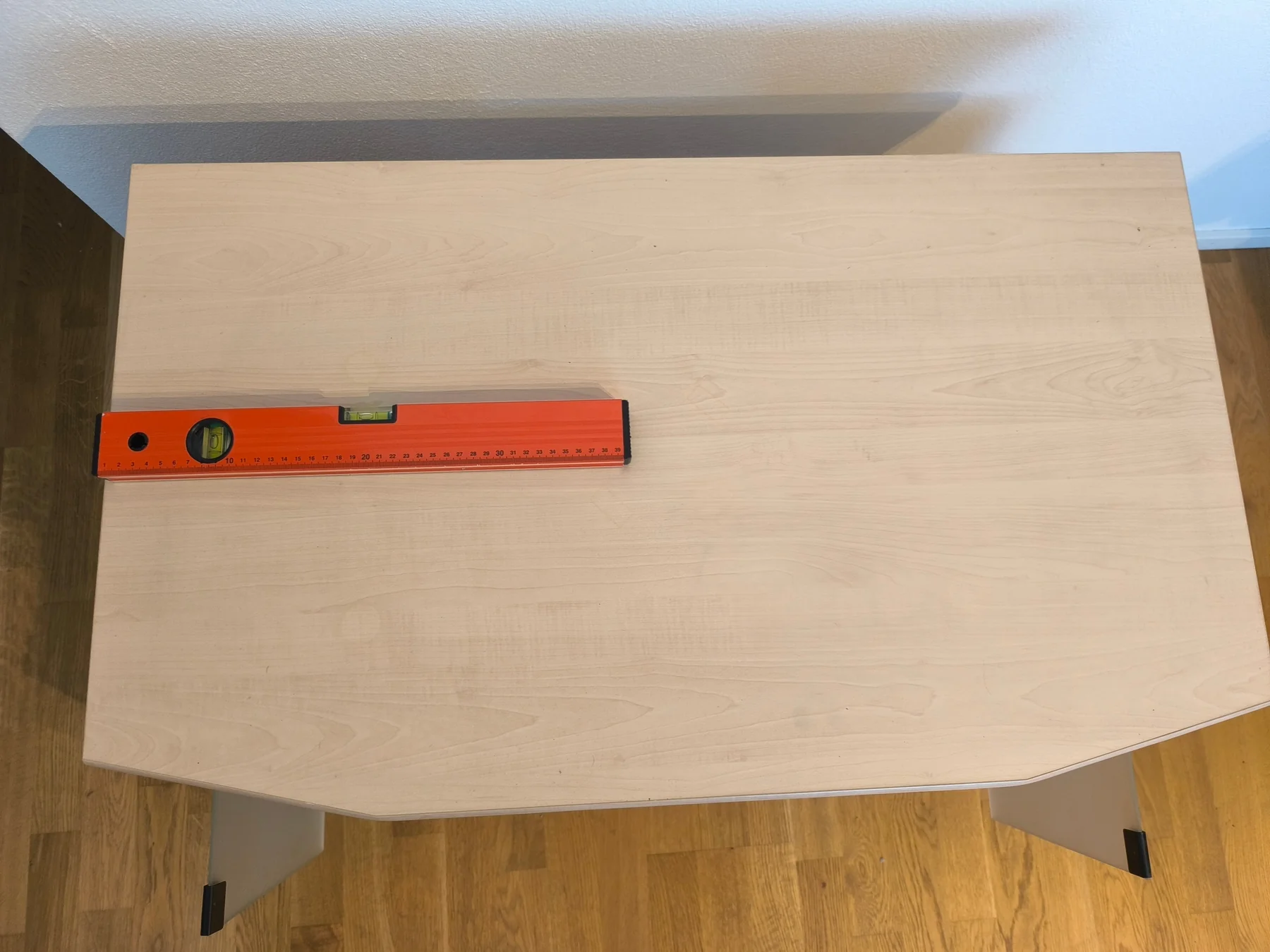 TV stand with acrylic glass and wheels – view 6