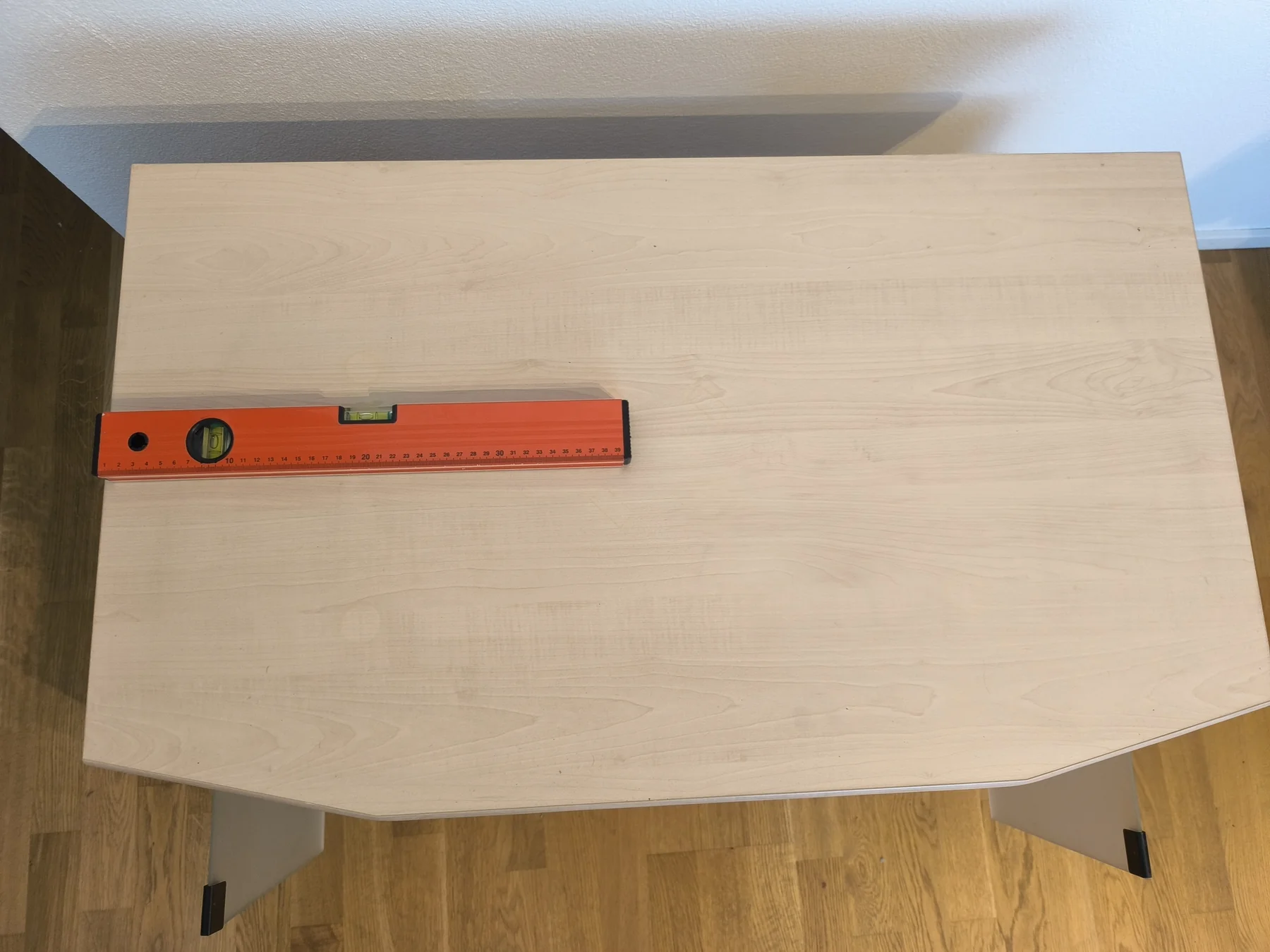 TV stand with acrylic glass and wheels – view 14