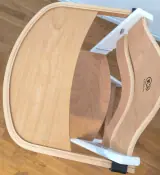 Kinderkraft ENOCK high chair, white with cushion – view 1